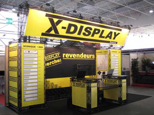 CrossWire beurs stand X-display France
