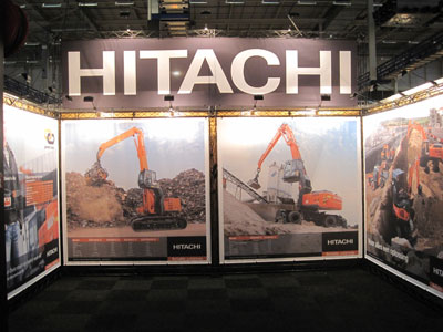 Hitachi minitruss stand