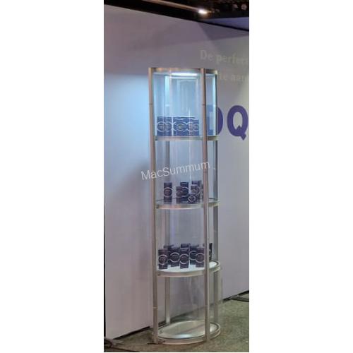 Twist vitrine product display DQA Direct