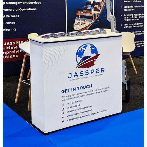 X-Pro Plus counter Jassper Shipping op Breakbulk Rotterdam Ahoy