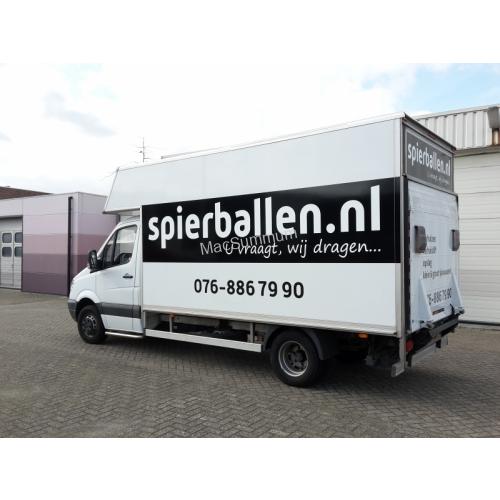 Autobelettering Mercedes Sprinter Bakwagen