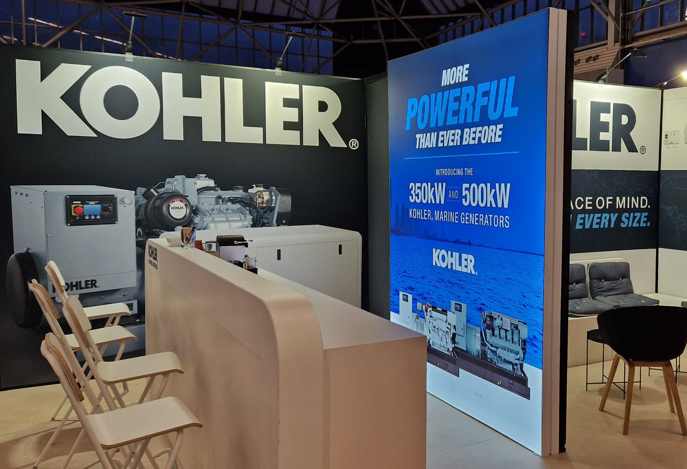 Kohler LED lightbak beursstand Rai Amsterdam 2022