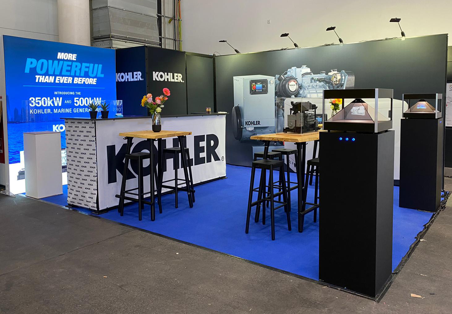 Stand 600x400cm, Kohler op SMM-Messe Hamburg