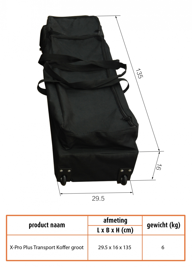 X-Pro Plus Transport Koffer groot
