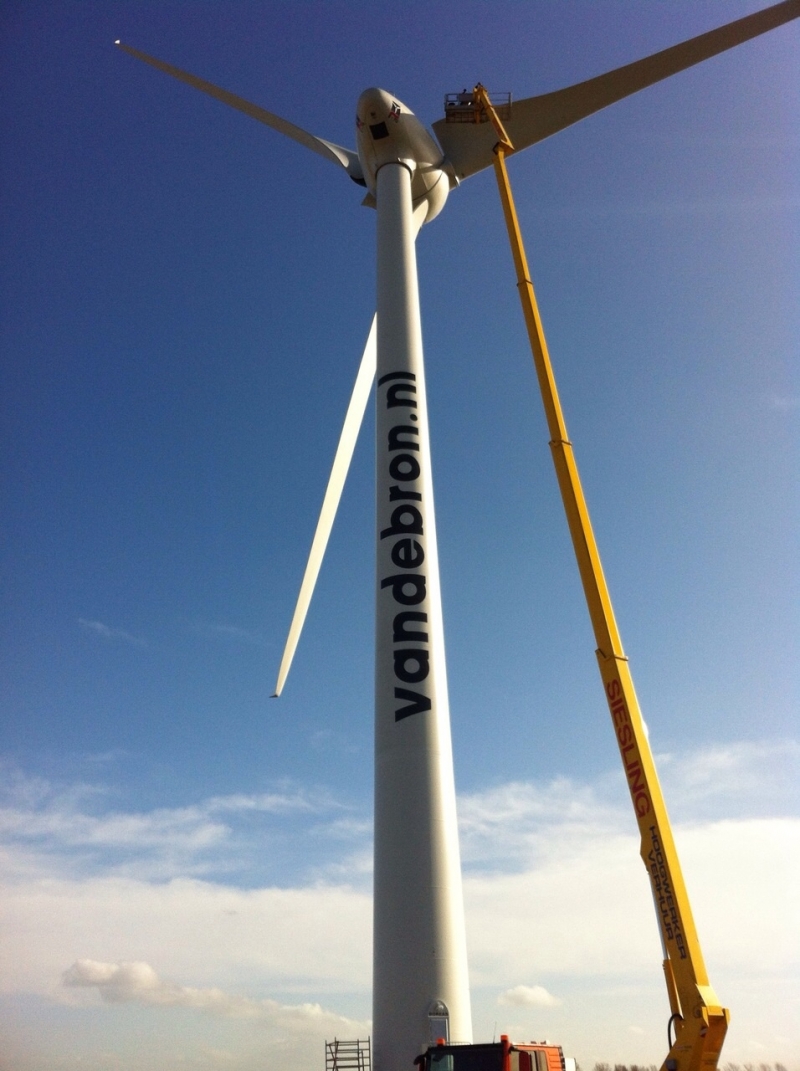 Belettering Windmolen