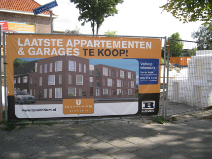 Fullcolor bouwhekspandoek Taxandrium