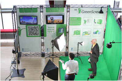 Mr. Greenscreen presentatiewand