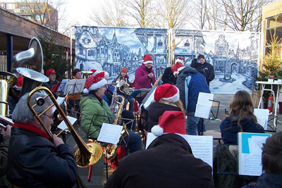 Spandoeken kerstmarkt openluchtschool breda