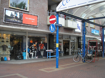 Geveldoeken winkel centrum