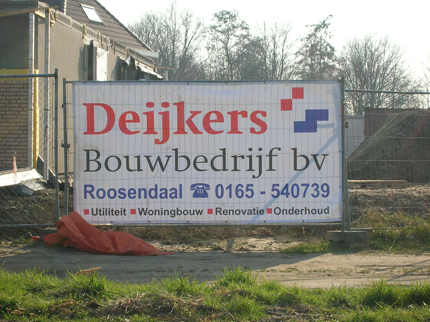 Bouwhekspandoek Deijkers Bouwbedrijf BV