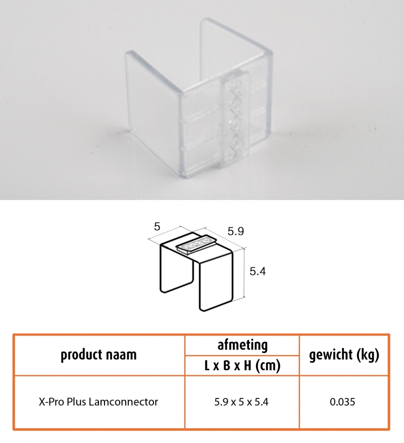 X-Pro Plus Lampconnector