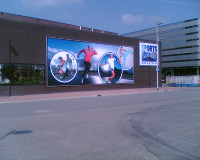 11 spandoeken van 2.50 x 2.00 m, pvc zeildoek