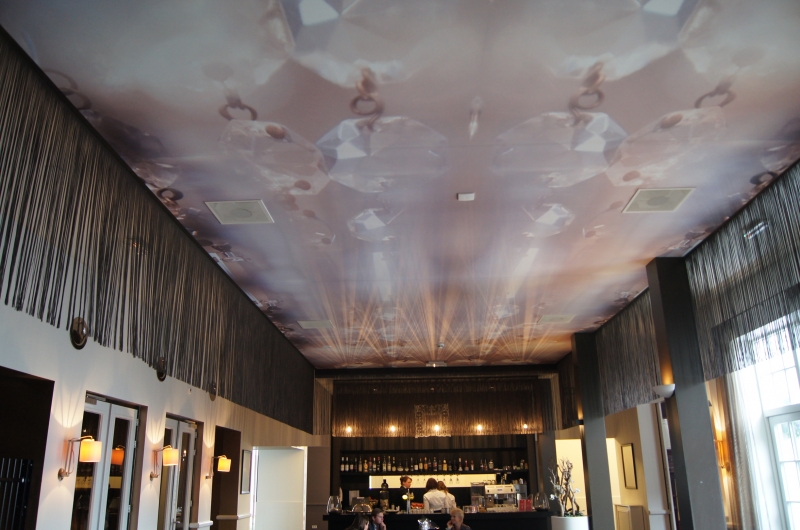 Plafond behangen met Wallrex